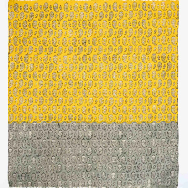 Block Print Linen Tablecloth Model Paisley