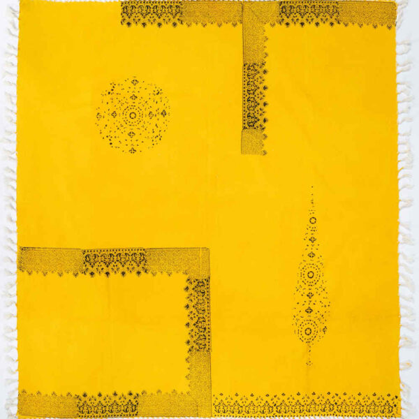 Block Print Linen Tablecloth Model Raha