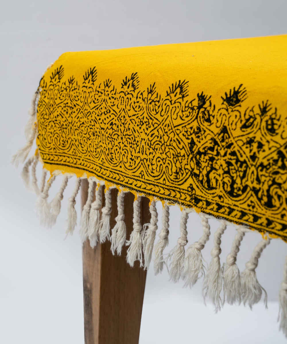 Block Print Linen Tablecloth Model Raha