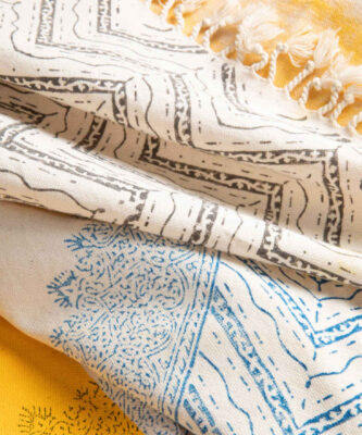 Block Print Linen Tablecloth Model Sarv Ghajar