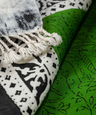 Block Print Linen Tablecloth Model Shabnam