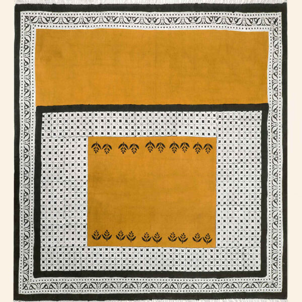 Block Print Linen Tablecloth Model Shabnaz