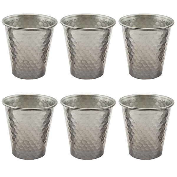 Outdoor Camping Steel Cup – Lightweight & Unbreakable (6-Pack)