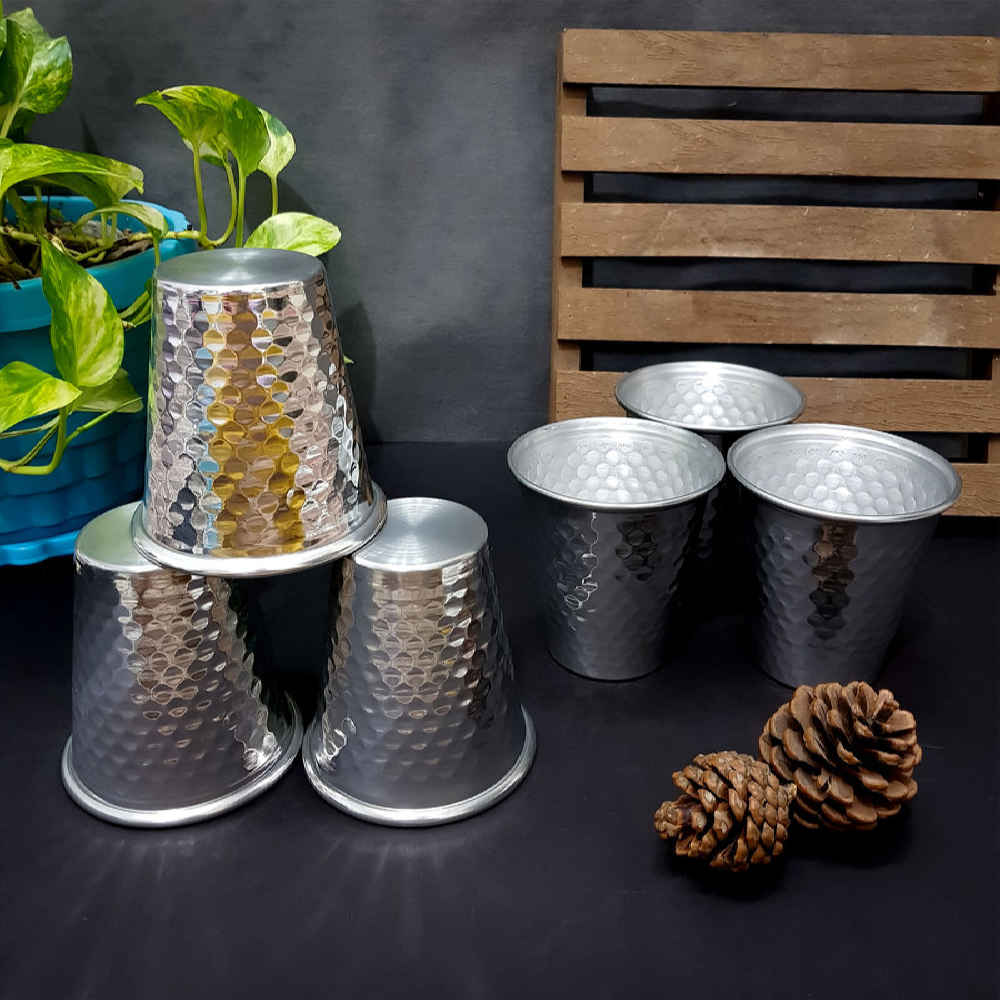 Outdoor Camping Steel Cup – Lightweight & Unbreakable (6-Pack)