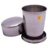 Outdoor Camping Steel Cup – Collapsible, Lightweight & Unbreakable