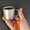 Outdoor Camping Steel Cup with Handle – Lightweight & Unbreakable