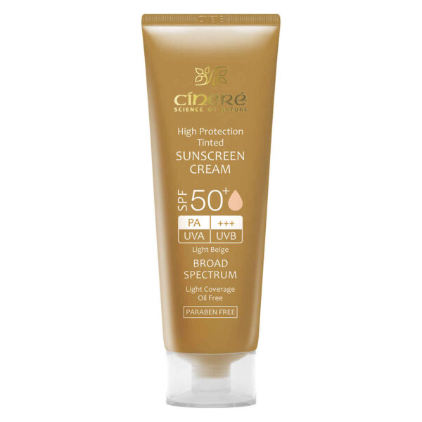 Cinere High Protection Tinted Sunscreen Cream
