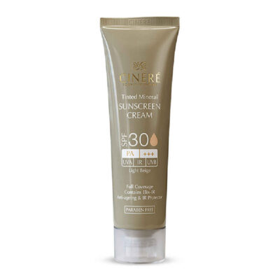 Cinere Tinted Mineral Sunscreen Cream Full Coverage