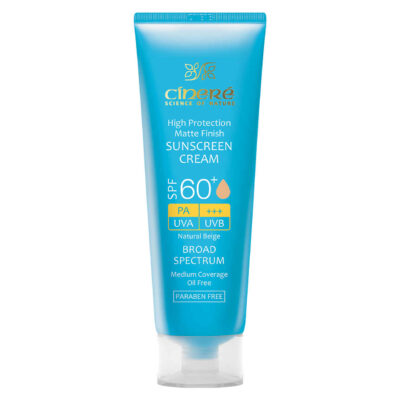 Cinere Tinted Sunscreen Cream Matte Finish