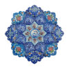 Decorative Copper Wall Plate Hand-Painted with Persian Minakari Enamel Floral