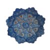 Decorative Copper Wall Plate Hand-Painted with Persian Minakari Enamel Khataei