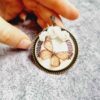 Resin Necklace Pendant for Women Handcrafted Parvaneh