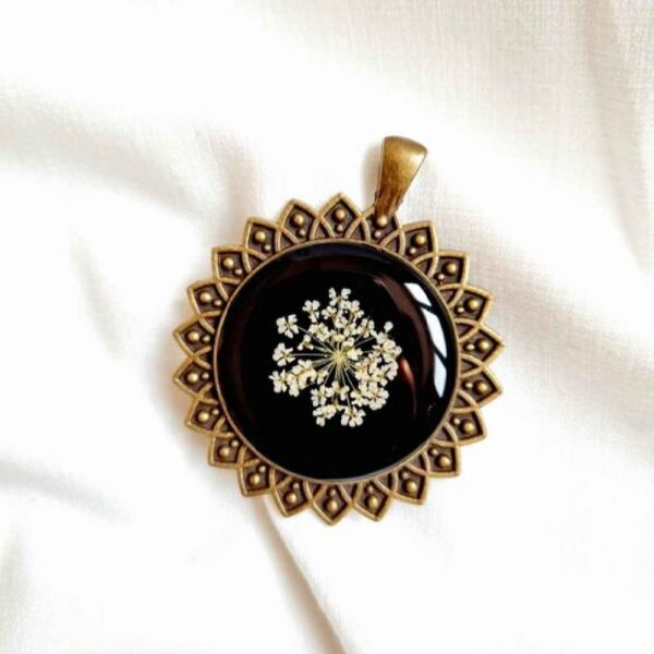 Resin Necklace Pendant for Women Handcrafted Shokaran