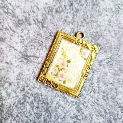Resin Necklace Pendant for Women Handcrafted Shokofeh