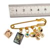 Islamic Newborn Safety Pin Brooch Butterfly