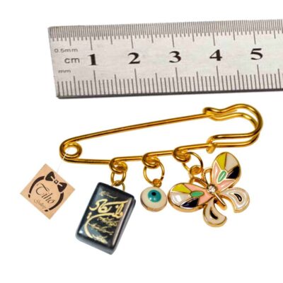 Islamic Newborn Safety Pin Brooch Butterfly