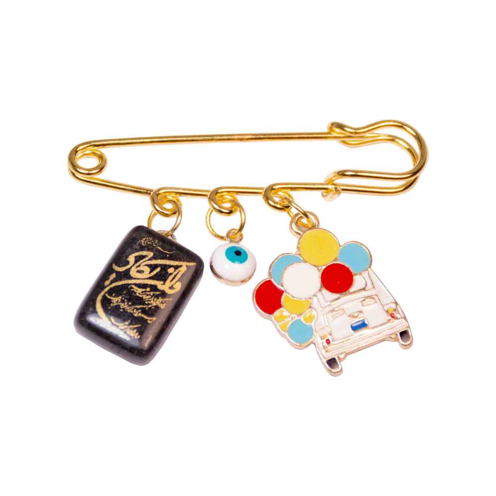 Islamic Newborn Safety Pin Brooch Car