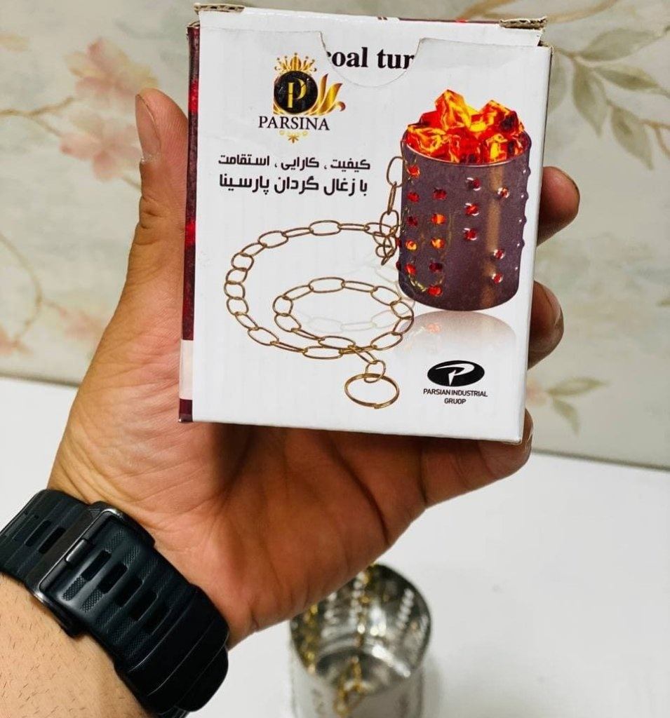 Manual Metal Charcoal Burner Model Traditional