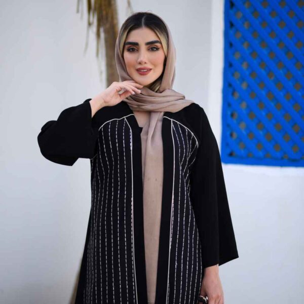 Persian Black Manto Model Vian