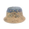 Artistic Design Bucket Hat with Iranian Razm Pattern