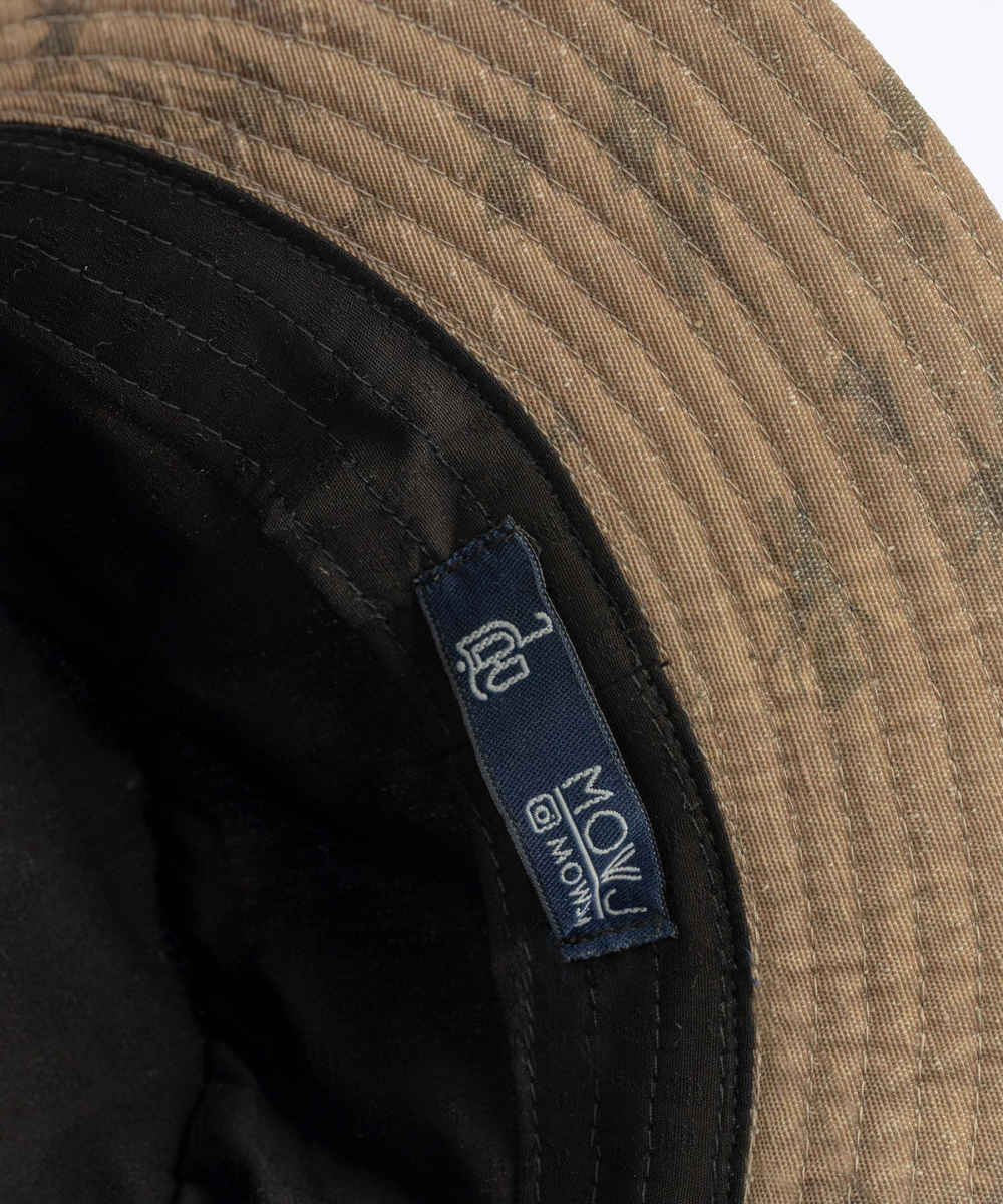 Artistic Design Bucket Hat with Iranian Razm Pattern