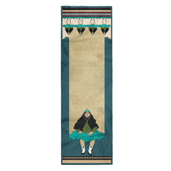 Persian Print Shawl for Women Artistic Model Esmat