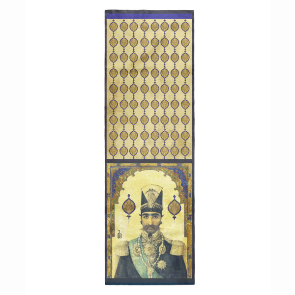 Persian Print Shawl for Women Artistic Model Naser al-Din