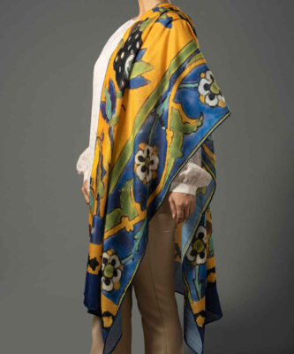 Persian Print Shawl for Women Artistic Model Zaagh