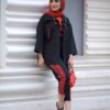 Persian Embroidered Manto & Pants Set Model Delbar