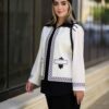 Persian Embroidered Manto & Pants Set Model Helena