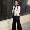 Persian Embroidered Manto & Pants Set Model Helena