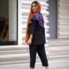 Persian Embroidered Manto & Pants Set Model Mahoor
