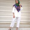 Persian Embroidered Manto & Pants Set Model Mahoor