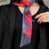 Persian Neck Scarf for Women Luxe and Vibrant Anar