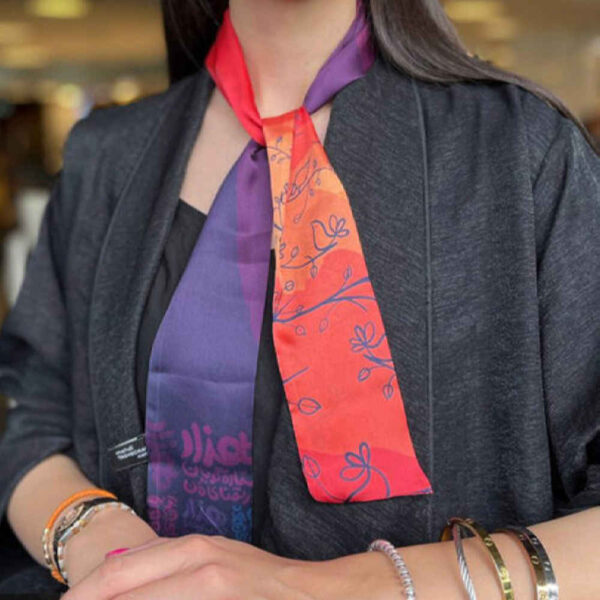 Persian Neck Scarf for Women Luxe and Vibrant Ghanari