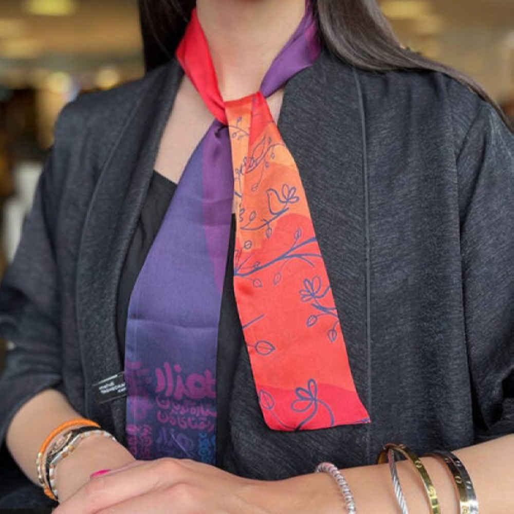 Persian Neck Scarf for Women Luxe and Vibrant Ghanari