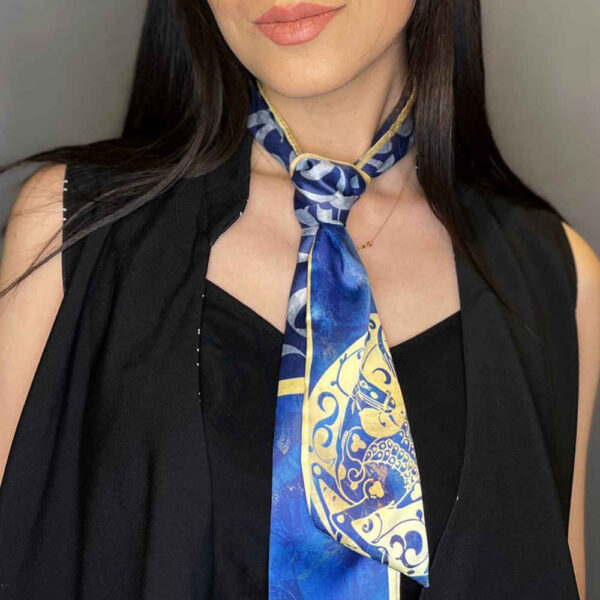 Persian Neck Scarf for Women Luxe and Vibrant Jam-e Jam