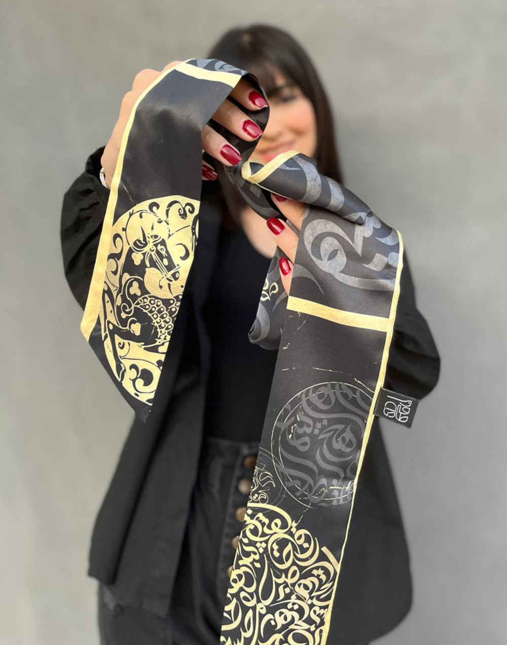 Persian Neck Scarf for Women Luxe and Vibrant Jam-e Jam