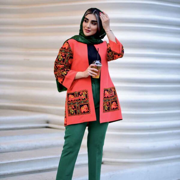 Persian Suzani Manto Model Arva