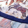 Persian Silk Neck Scarf for Women Luxe and Vibrant Square Rakhsh