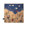 Persian Silk Neck Scarf for Women Luxe and Vibrant Square Razm