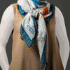Persian Scarf for Women - Luxe and Vibrant Motif Bahram o Azadeh