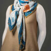 Persian Scarf for Women - Luxe and Vibrant Motif Bahram o Azadeh