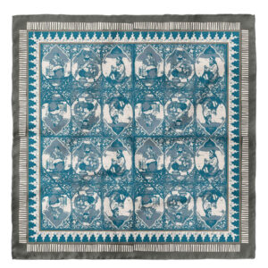 Persian Scarf for Women – Luxe and Vibrant Motif Hamam Golzar