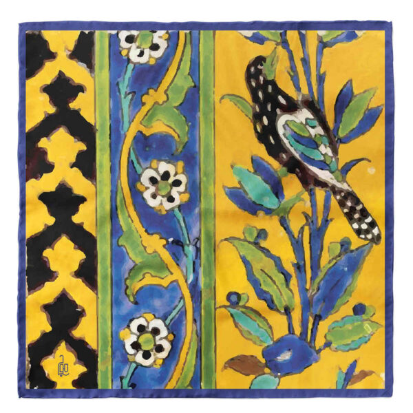 Persian Scarf for Women - Luxe and Vibrant Motif Zaagh