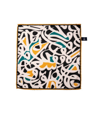 Persian Silk Neck Scarf for Women Luxe and Vibrant Square Khial