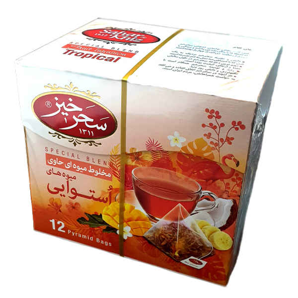 Saharkhiz Herbal Tea Blend: Tropical Fruits (5 Packs)