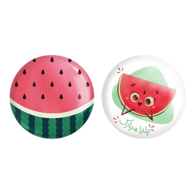 Persian Set of 2 Pinback Buttons – Chellah Night
