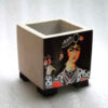 Decorative Persian Square Concrete Vase Model Ghajari
