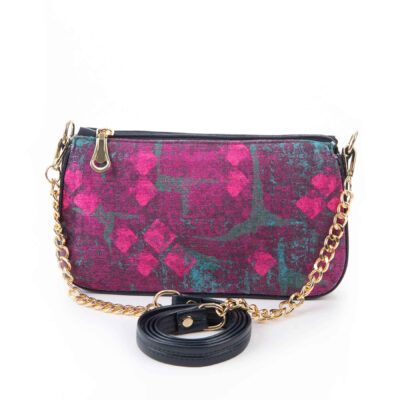 Handmade Faux Leather Chain Strap Bag Samira